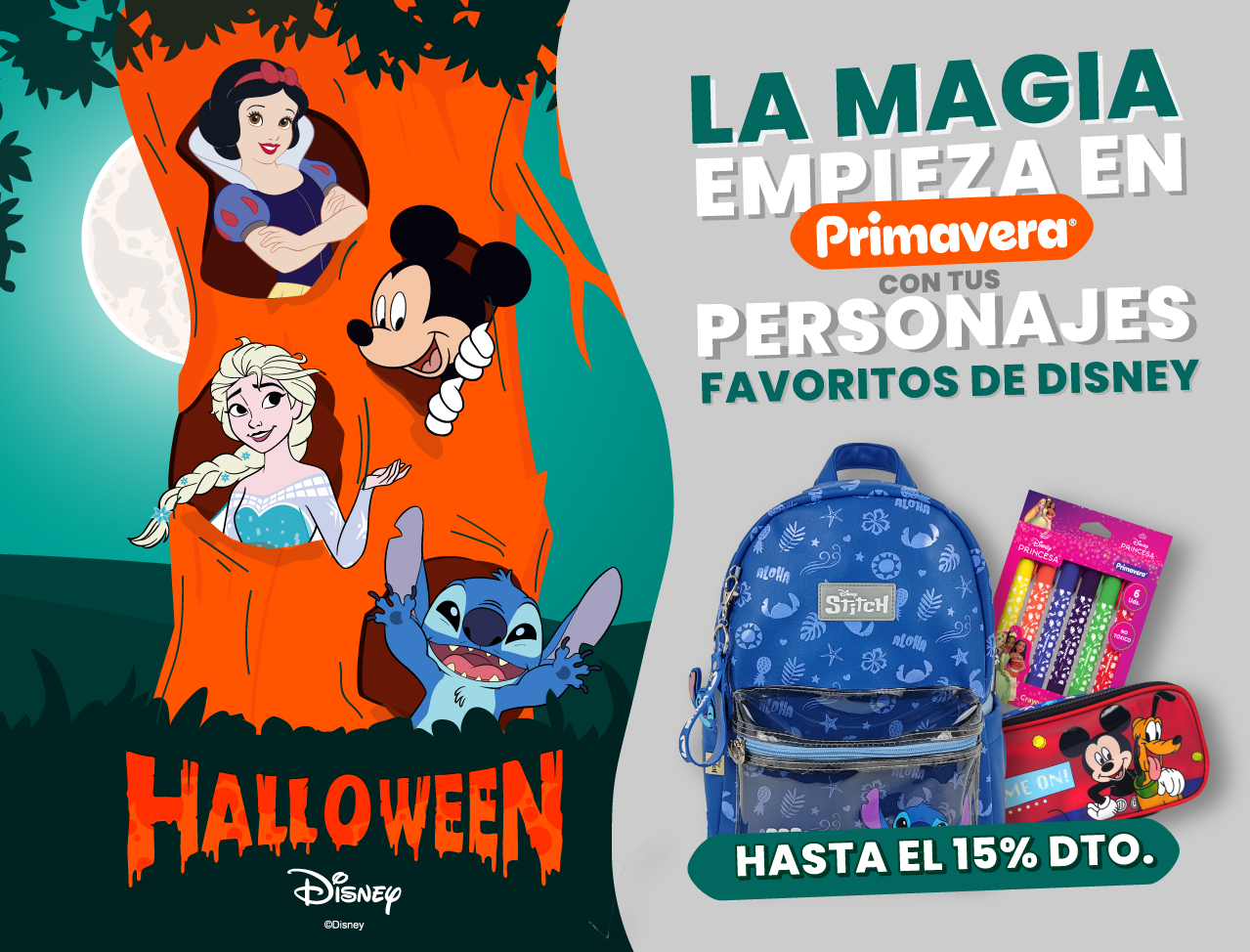 Promo Personajes Disney - Movil