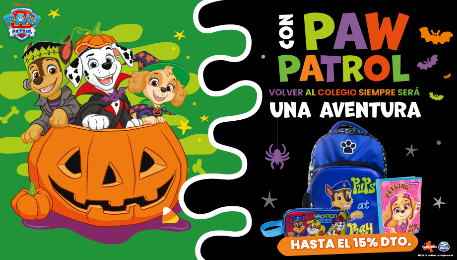 Banner Paw Patrol Halloween - Movil